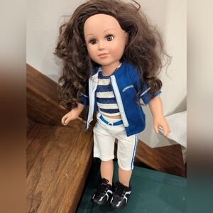 My Life Doll with brown Eyes & Brown wavy Hair